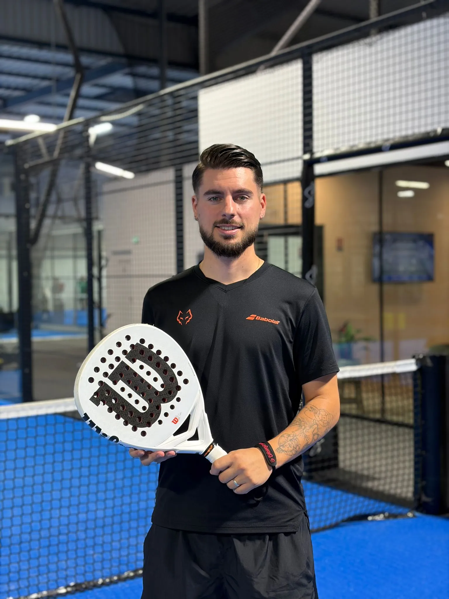 William, école de padel chez Padel Squad
